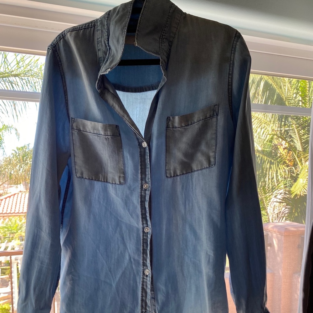 Thread & Supply Denim Button-Down Shirt